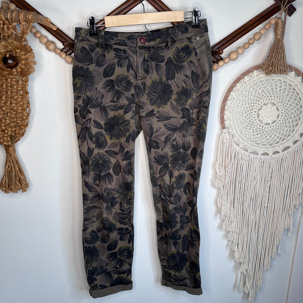 Pilcro Hyphen Floral Printed Chinos